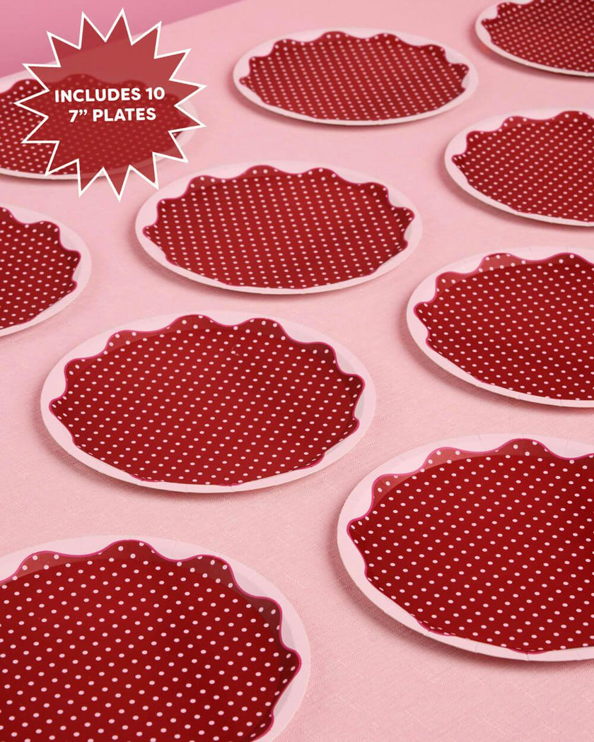 Wine Not Plates - 10 paper plates, 7in