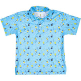 Golf Print Performance Knit Polo