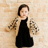 Cheetah Cardigan - Latte/Black