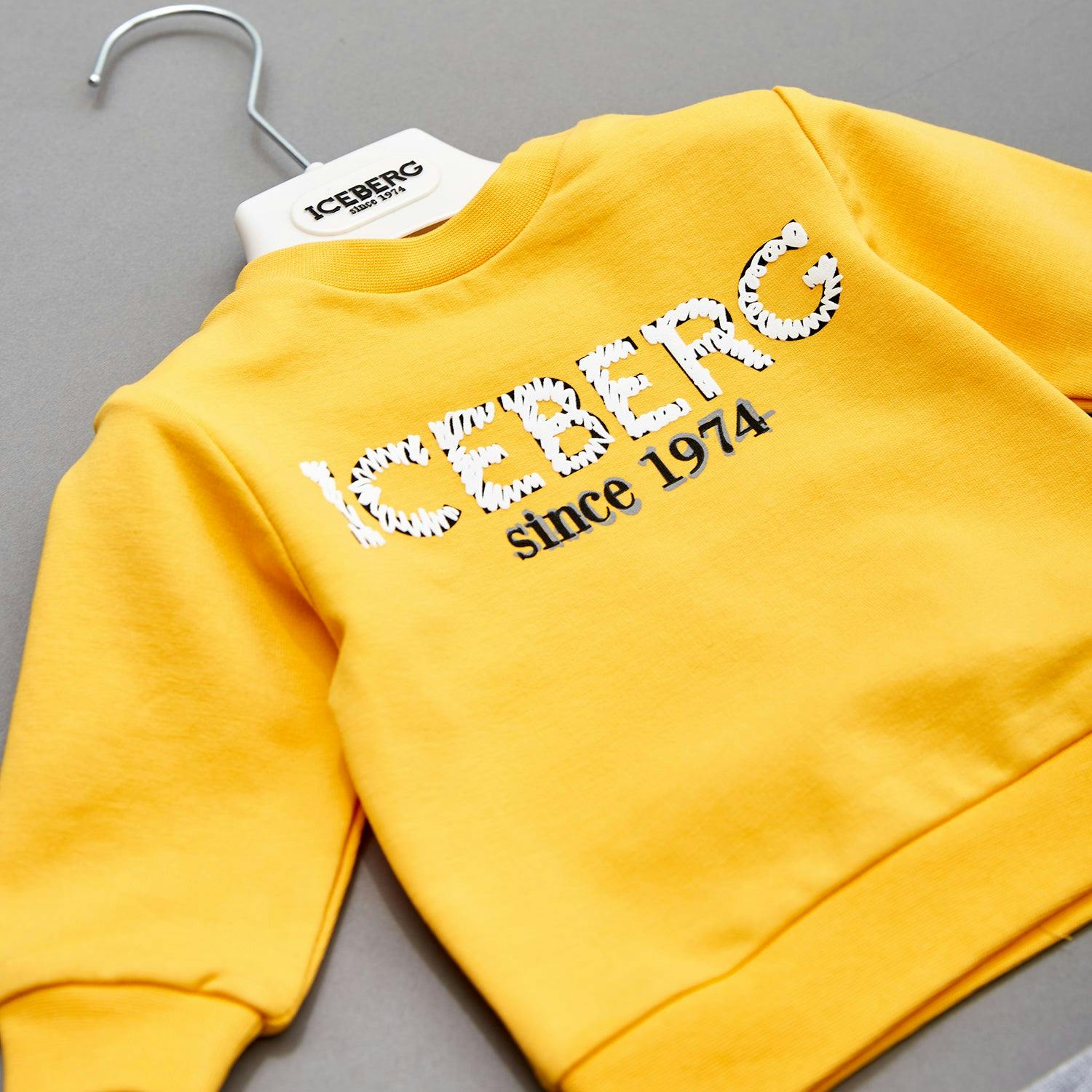 ICEBERG Marigold Scribble Logo Baby Set