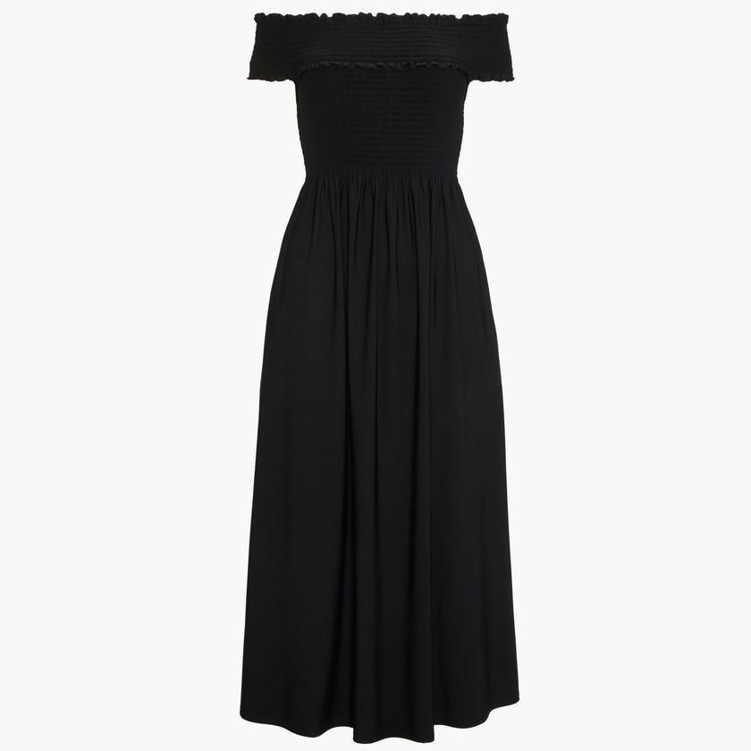 The Marguerite Nap Dress - Black