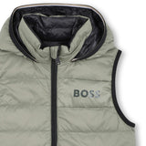 Green Reversible Puffer Jacket
