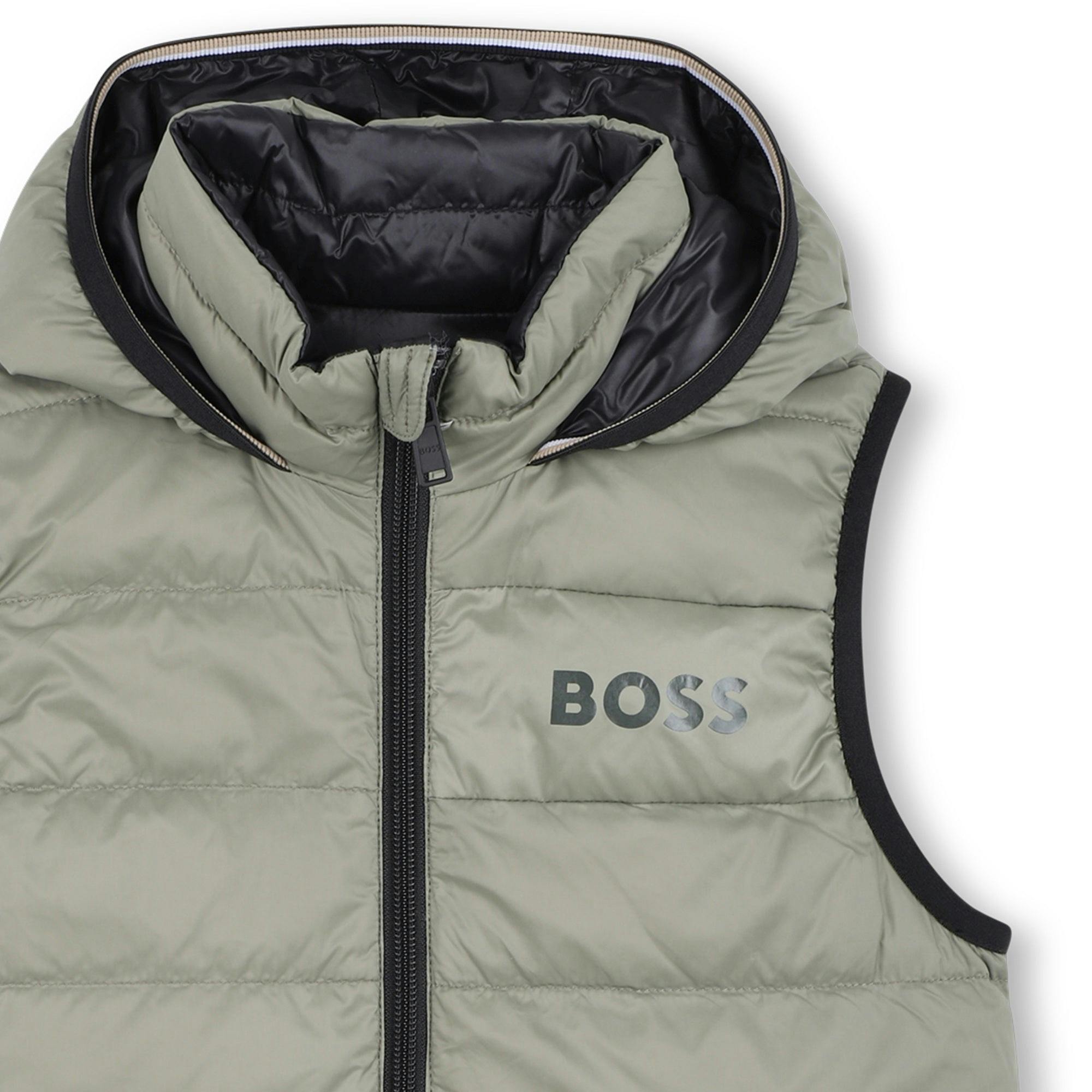 Green Reversible Puffer Jacket