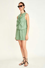 Woodstock Long Line Short in Mint