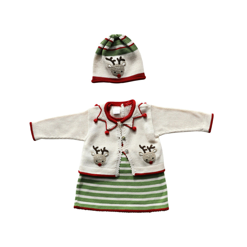Knit Reindeer Cardigan