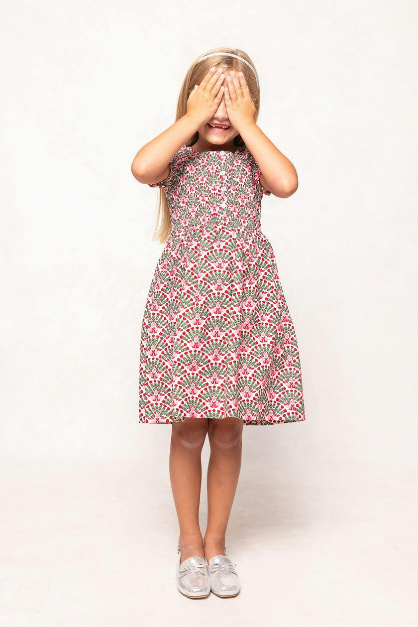 Mini Parker Dress in Floral Fan