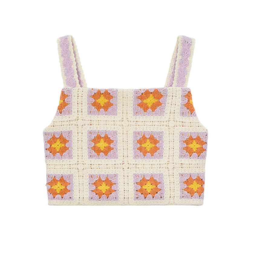 Cream Crochet Top