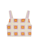 Cream Crochet Top