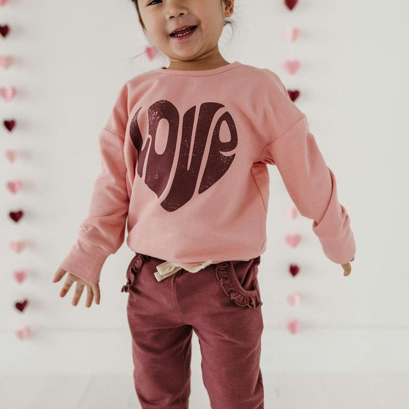 Girl's Drop-Shoulder Pullover