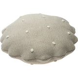 Round Knitted Biscuit Cushion
