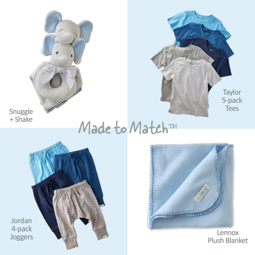 LENNOX Ultra Luxe Plush Baby Blanket