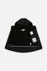 Two Piece Play Snowsuit Black And Beige