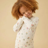 Fairy Garden Ribbed Pajama Set
