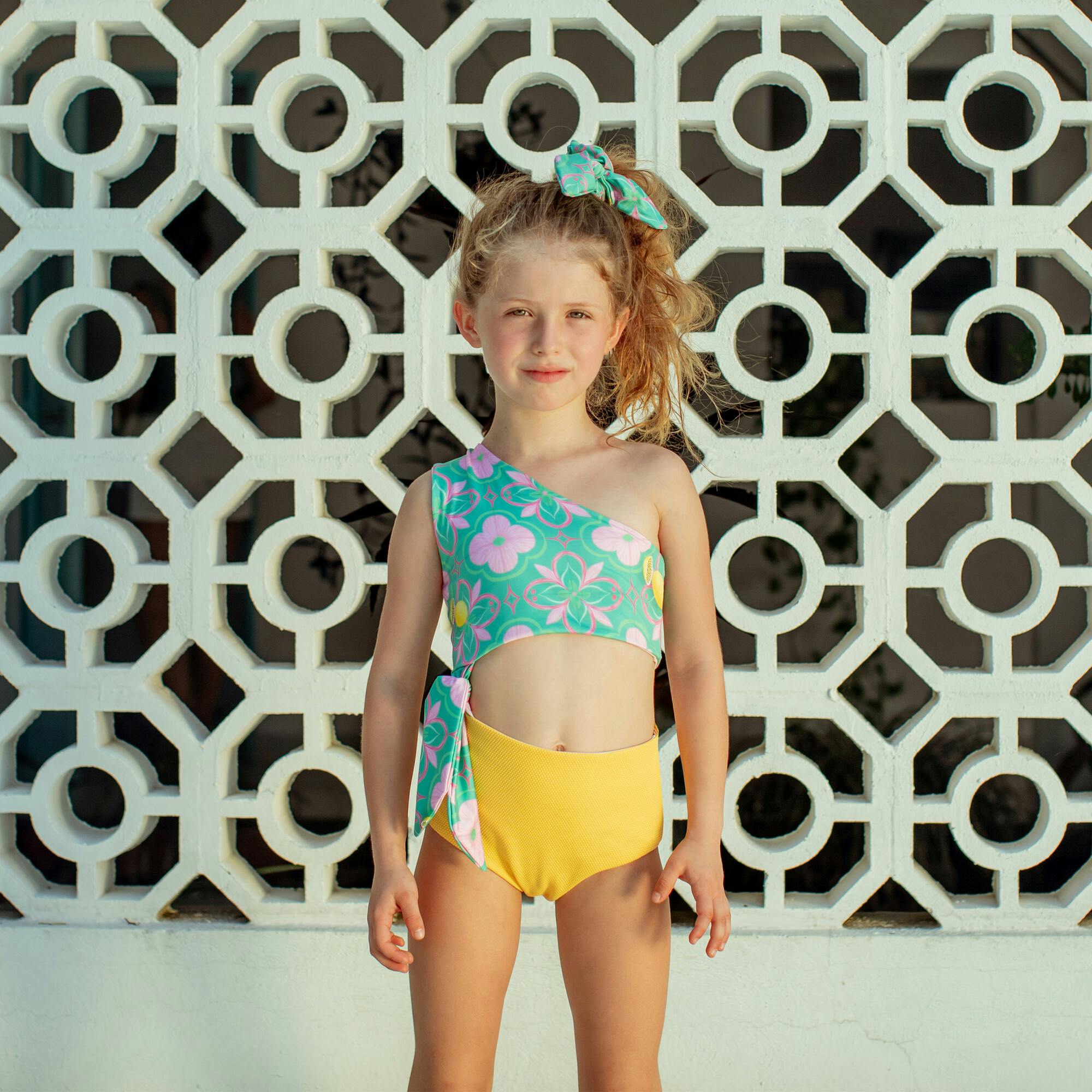 AZULEJO VERDE - KNOT TRIKINI