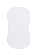 White Bubble Baby Burp Cloth
