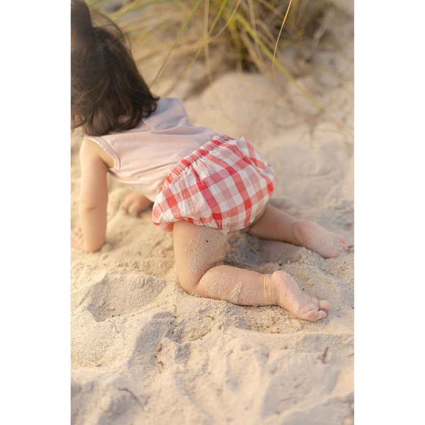 Vintage Washed Tank One-Piece, Pink