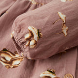 Mushroom Corduroy Long Sleeve Top