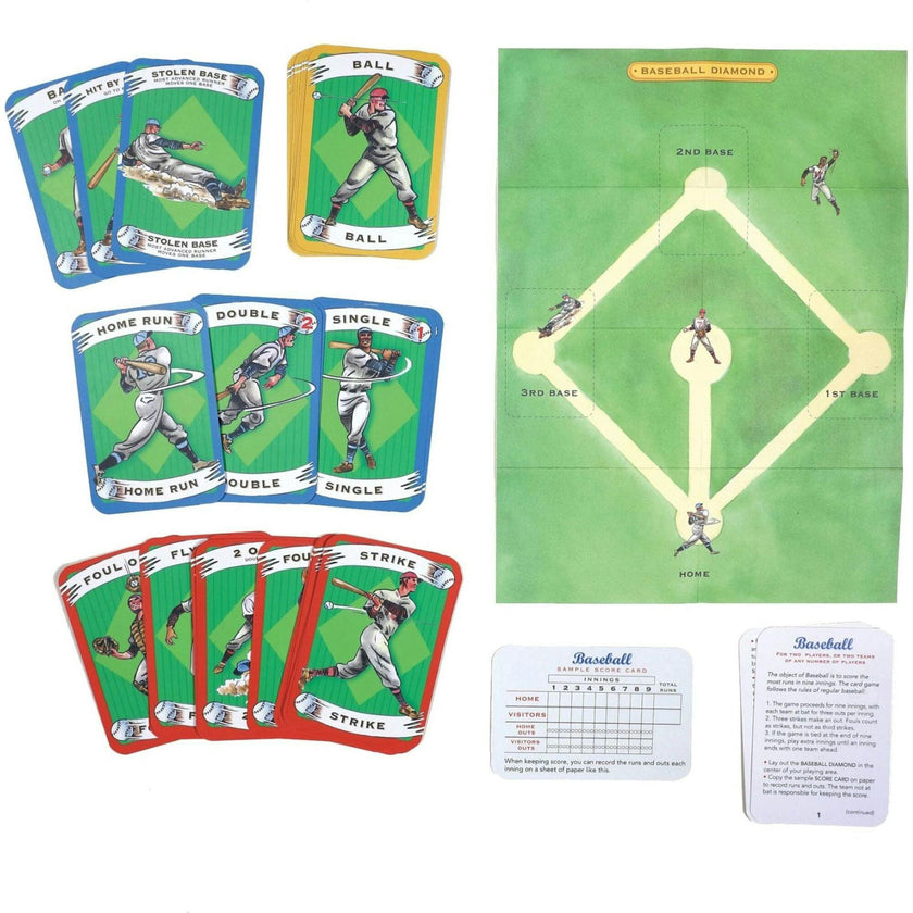 Baseball Playing Cards and Game