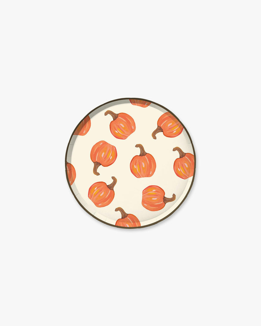 Patch Hors d'Oevres Plate Set - Pumpkin