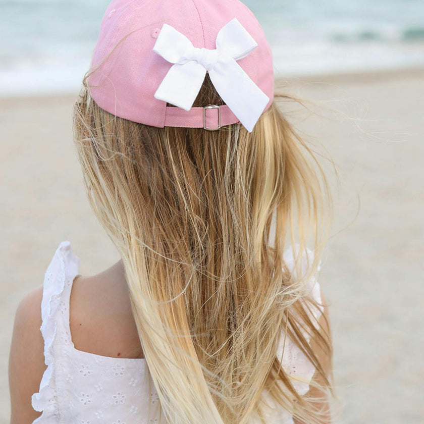 Strawberry Bow Baseball Hat (Baby/Toddler, Youth)