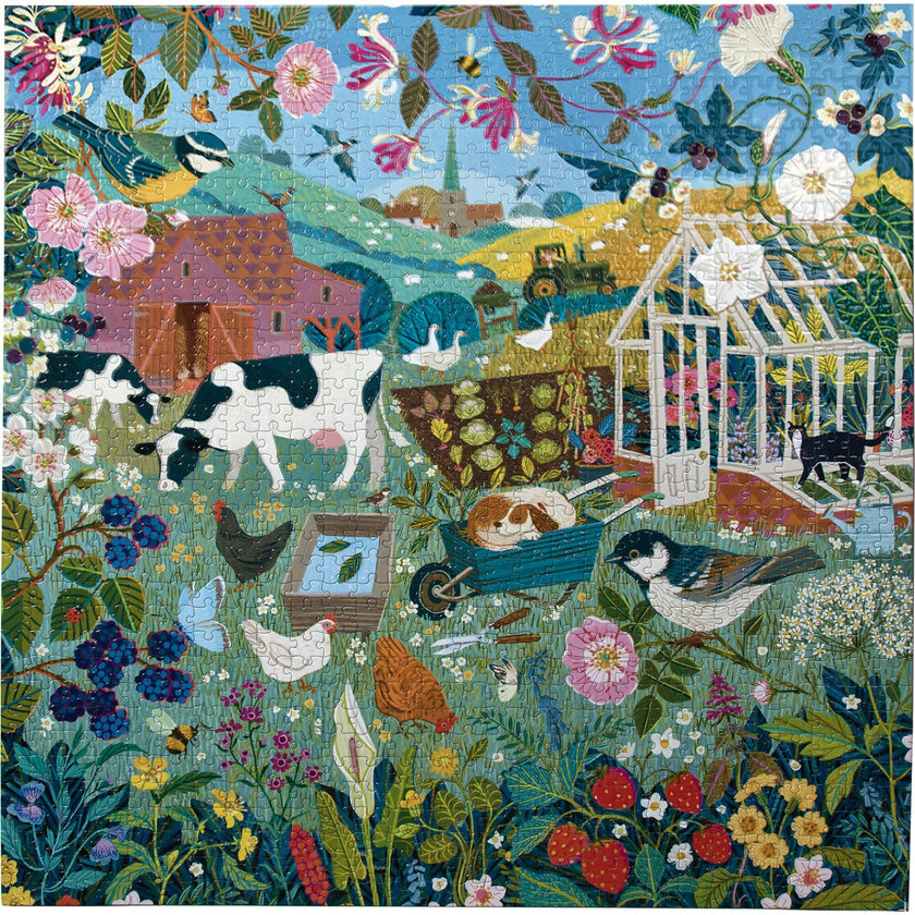 Piece and Love English Hedgerow 1000 Piece Puzzle