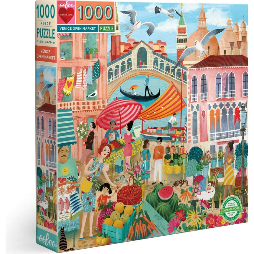 Piece and Love Venice Open Market Jigsaw Puzzle