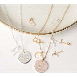 Personalized Alphabet Necklace, Sterling Silver