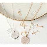 Personalized Alphabet Necklace, Sterling Silver