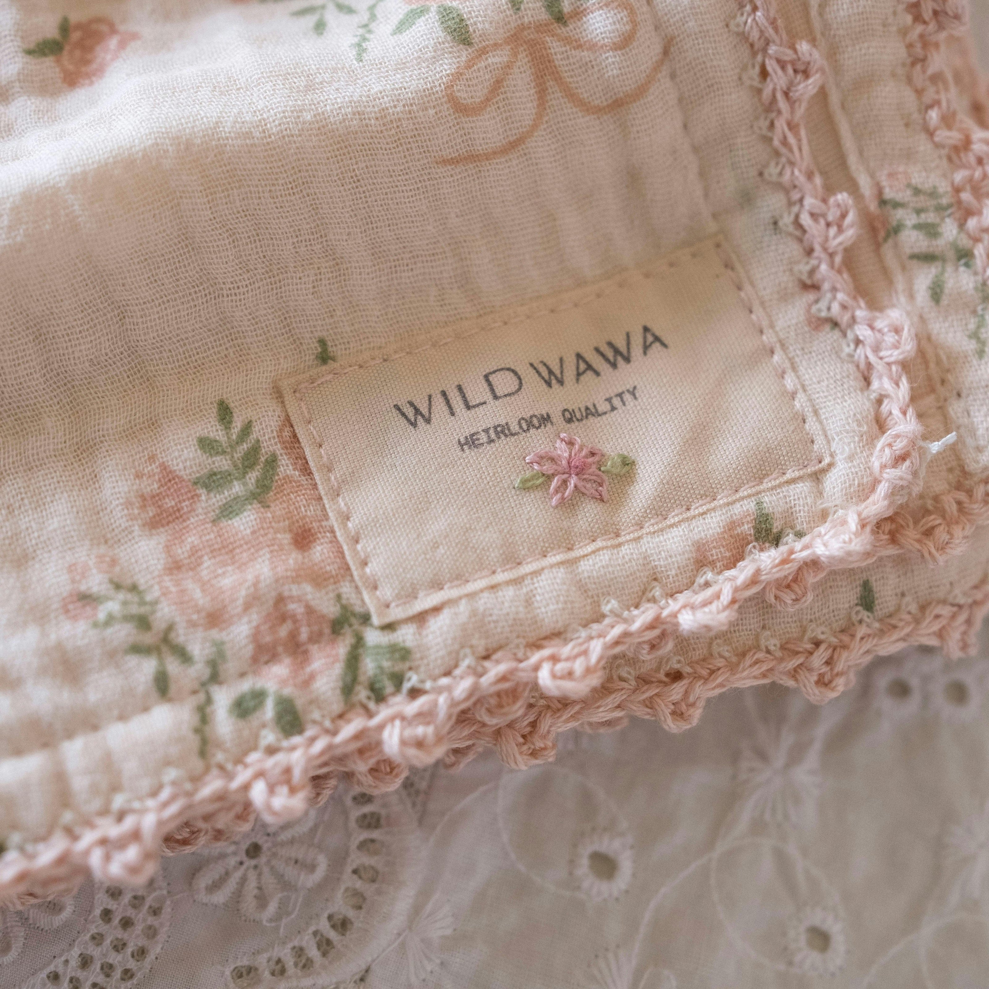 Crochet Trim Swaddle
