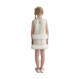 Cream Celeste Sequin Party Outfit