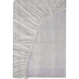 Brush-Stroked Cotton Fitted Crib Sheet
