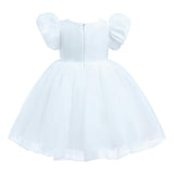 White D'Amico Floral Teacup Dress