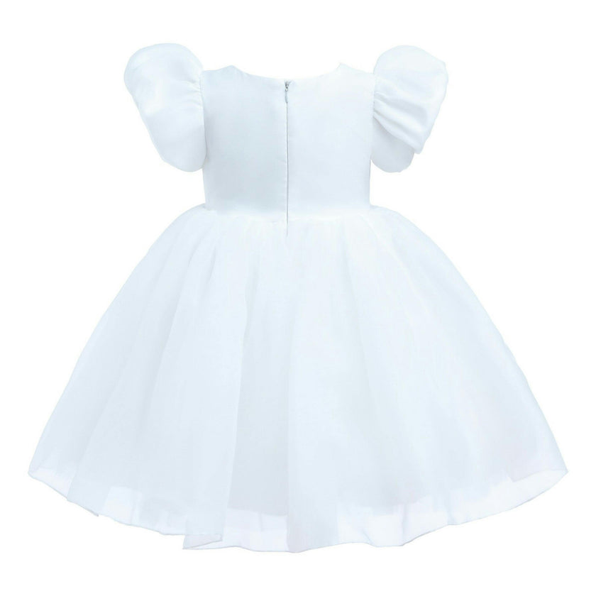 White D'Amico Floral Teacup Dress