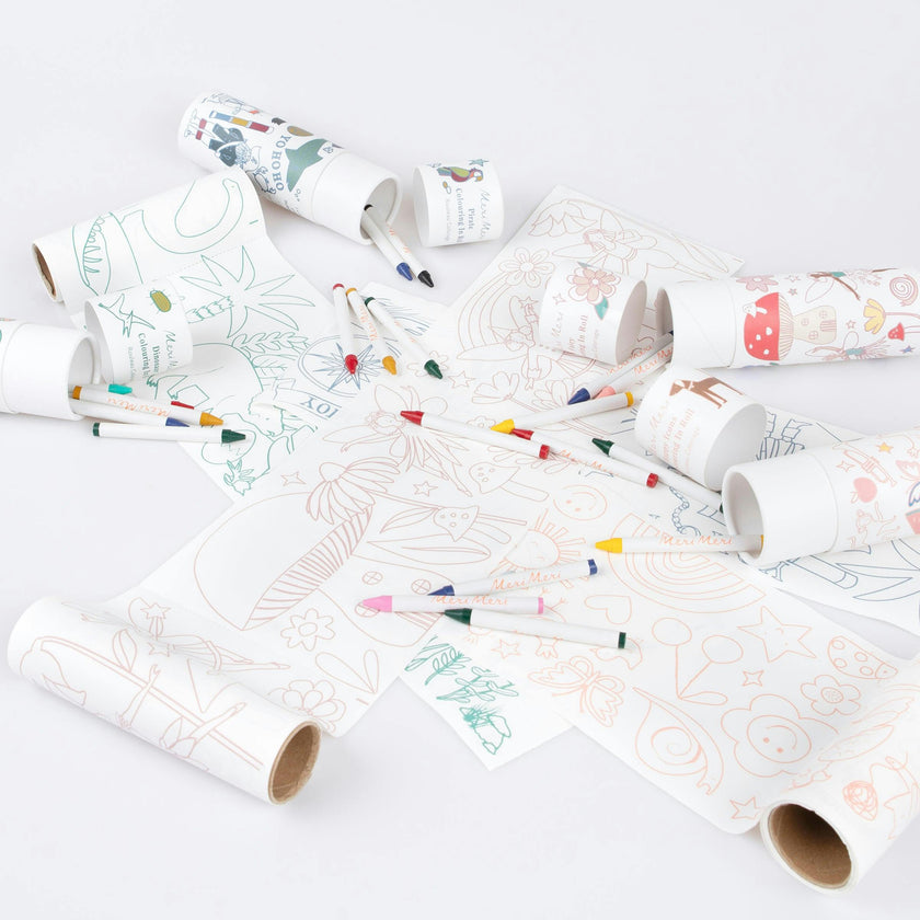Happy Icons Coloring Roll