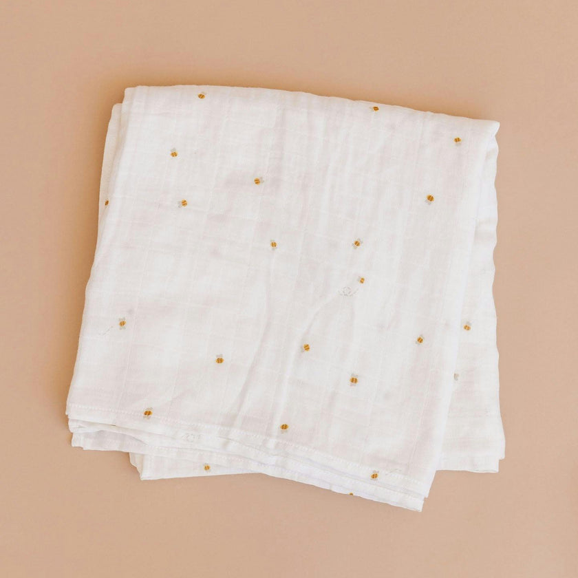 Bee Swaddle and Teether Set, Bee