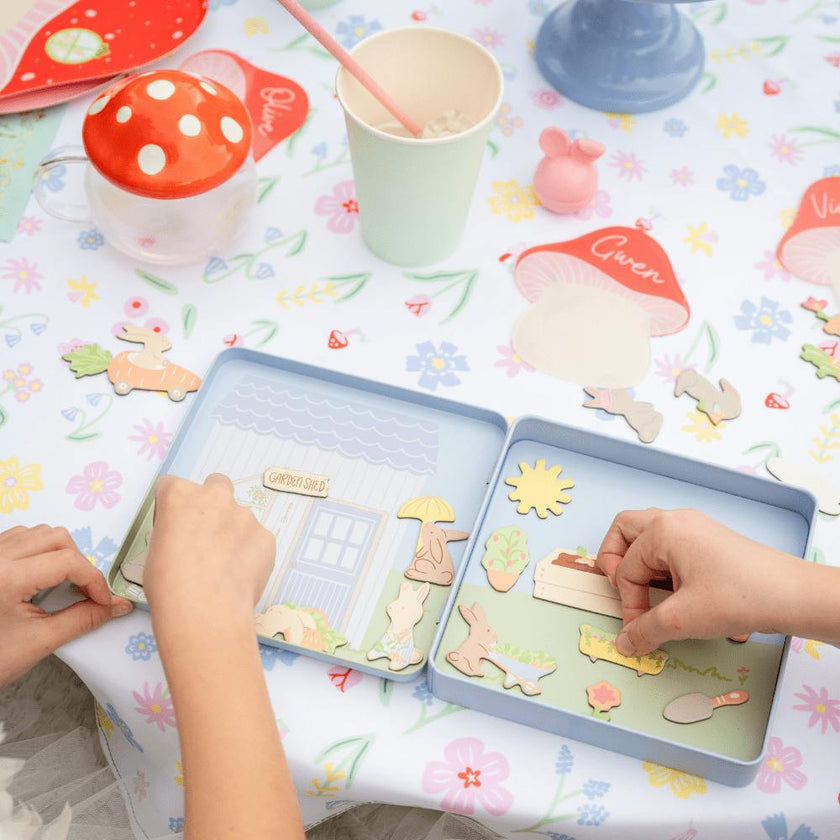 Bunnies In The Garden Magnetic Dress Up Game