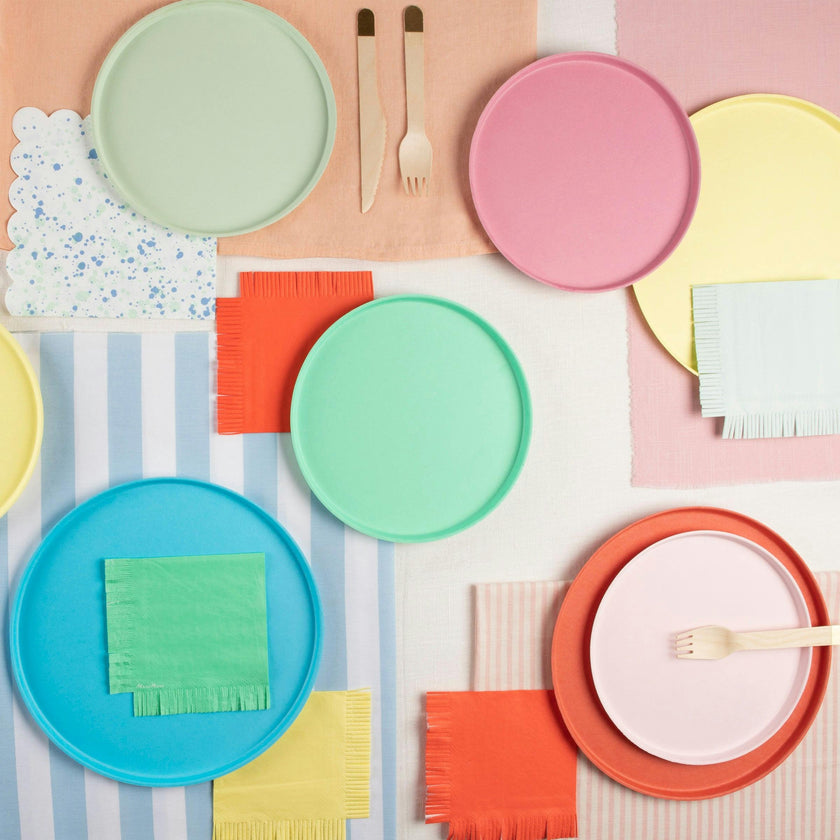 Assorted Bright Large Napkins