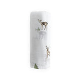 Cotton Muslin Swaddle Blanket - Oh Deer!