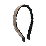 Multicolored Scrunched Rhinestone Headband