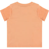 Crew Neck Shoulder Button Graphic Print T-Shirt
