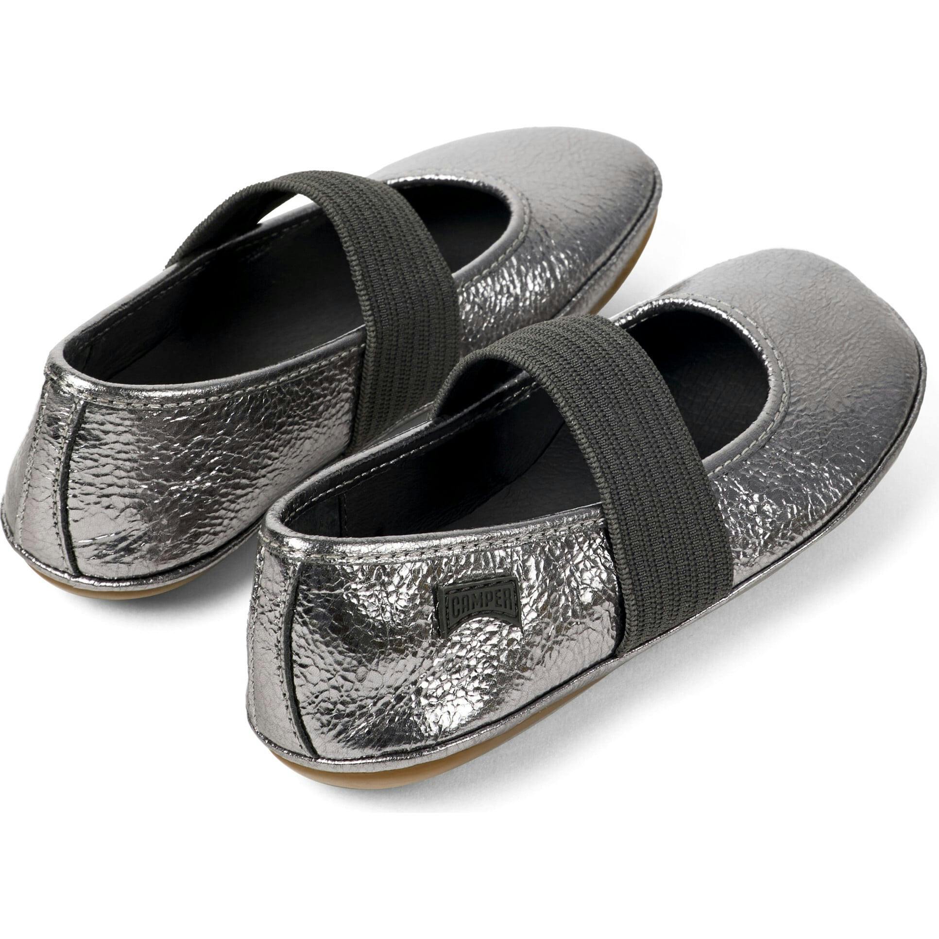 Girls Right Ballerina Flats, Grey