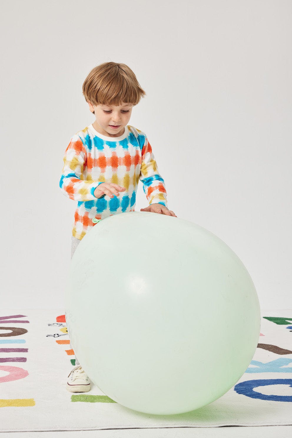 Colorburst Stripes Long Sleeve Tee