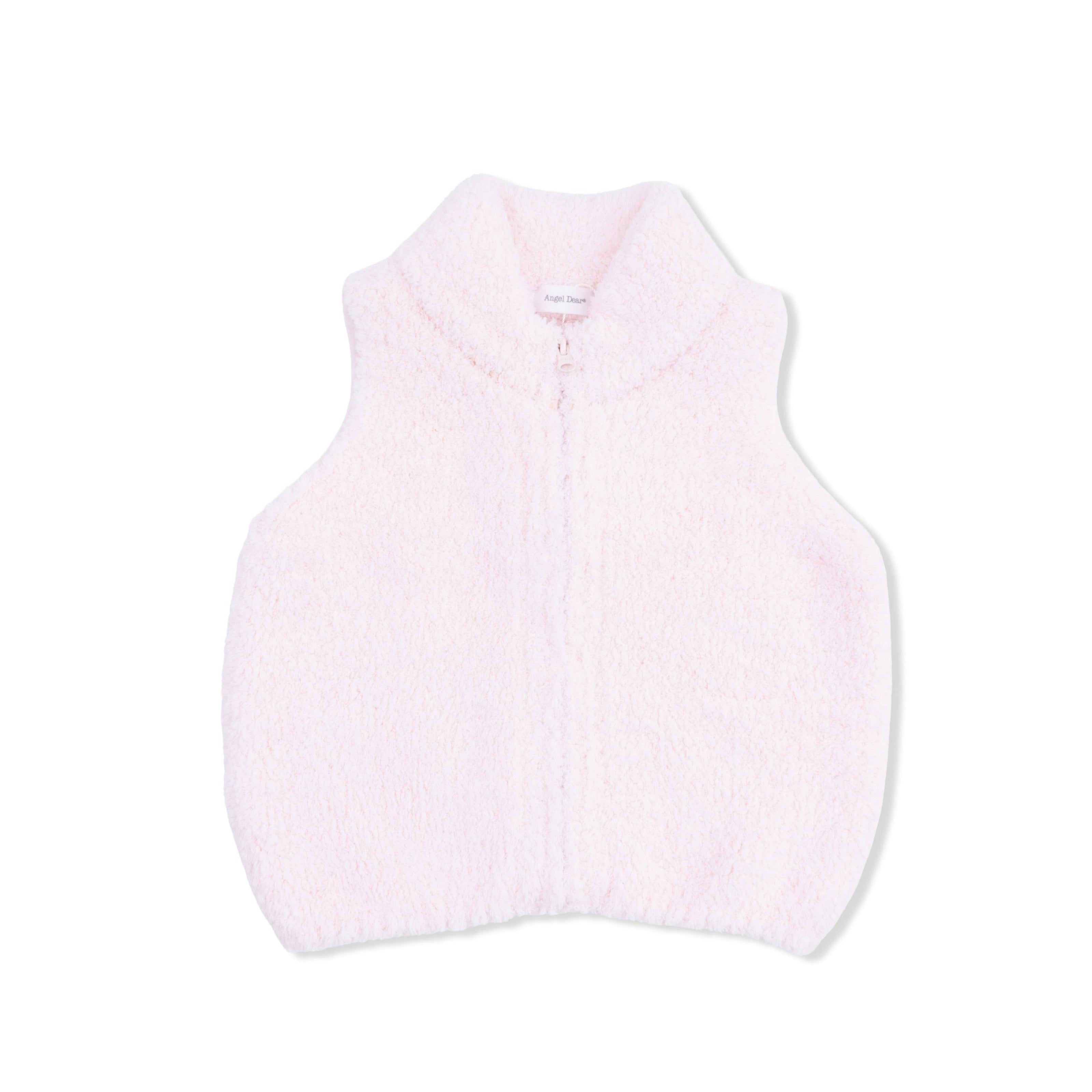 Chenille - Baby Pink Vest