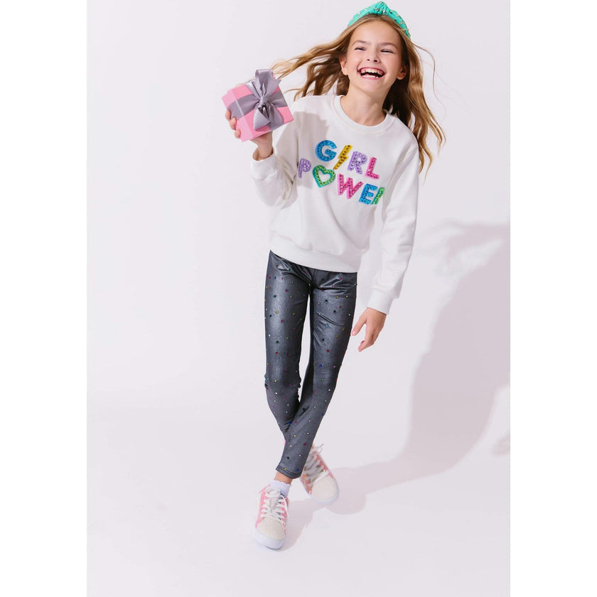 Crystal Girl Power Sweatshirt