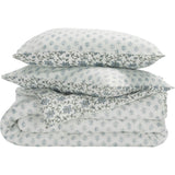 Floral Reversible Comforter Set, Blue