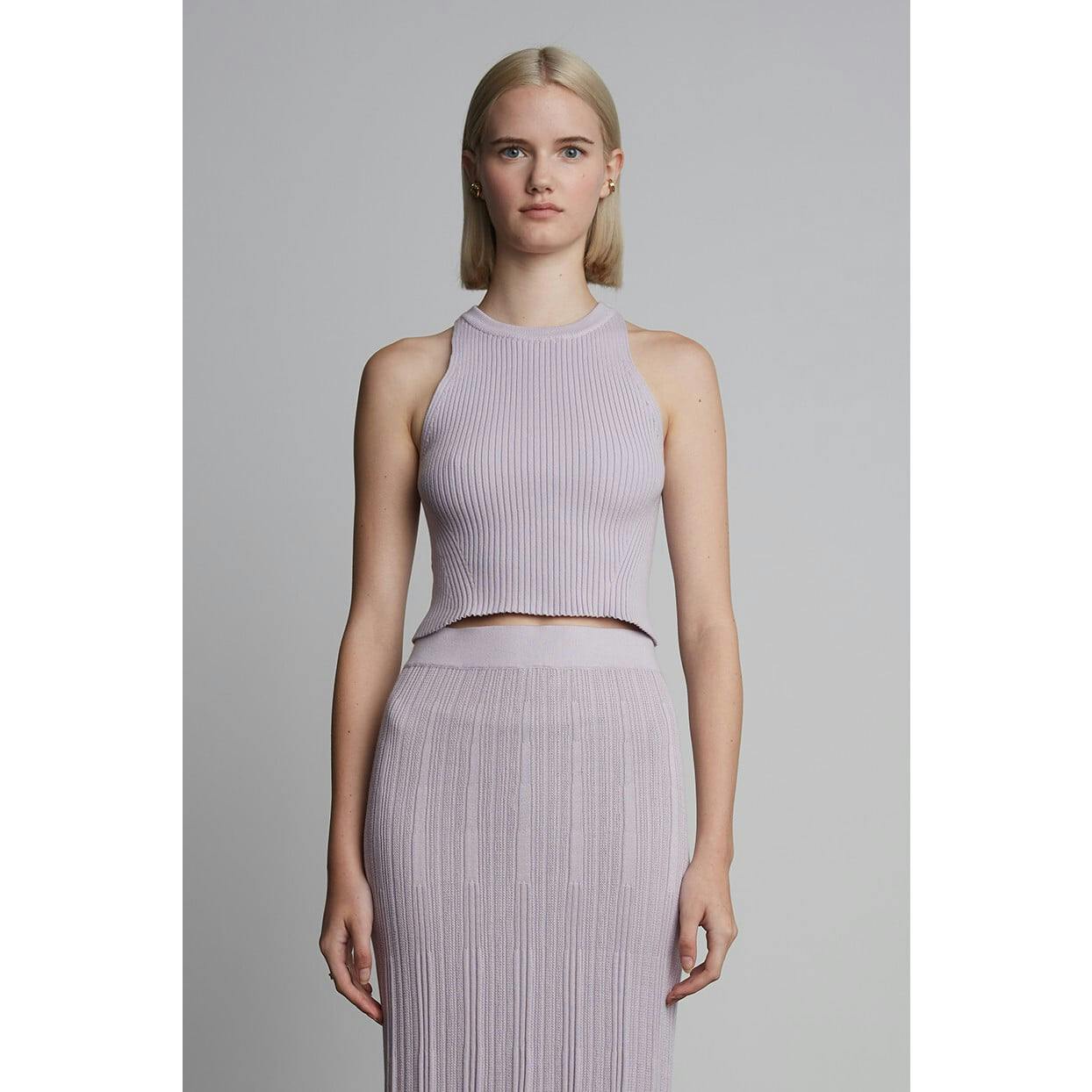 TIA CROP TANK | SOFT LAVENDER | TWO LEFT!