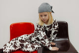 TNS Logo Jogging Cow Print