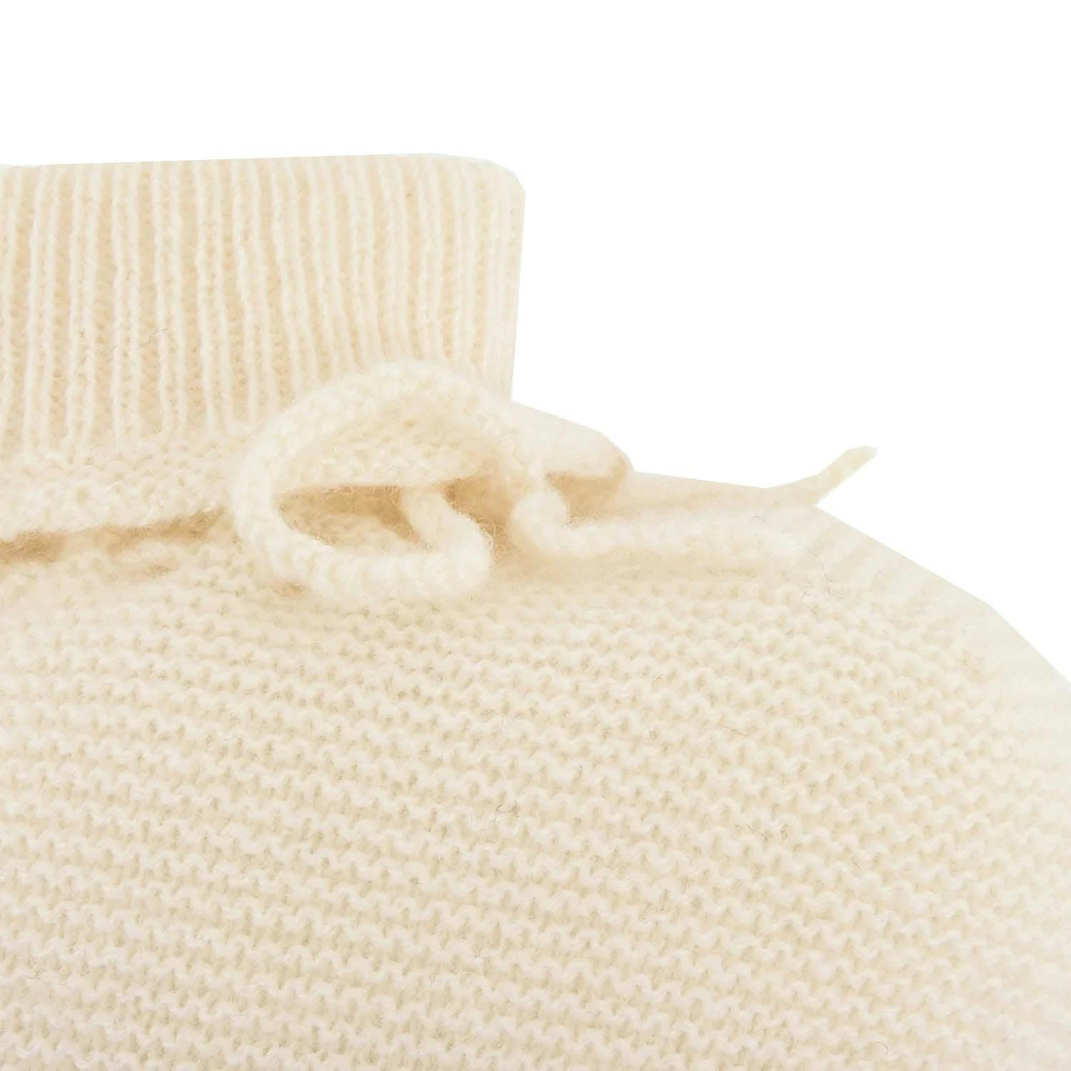 BONPOINT Cashmere Booties - Blanc Lait