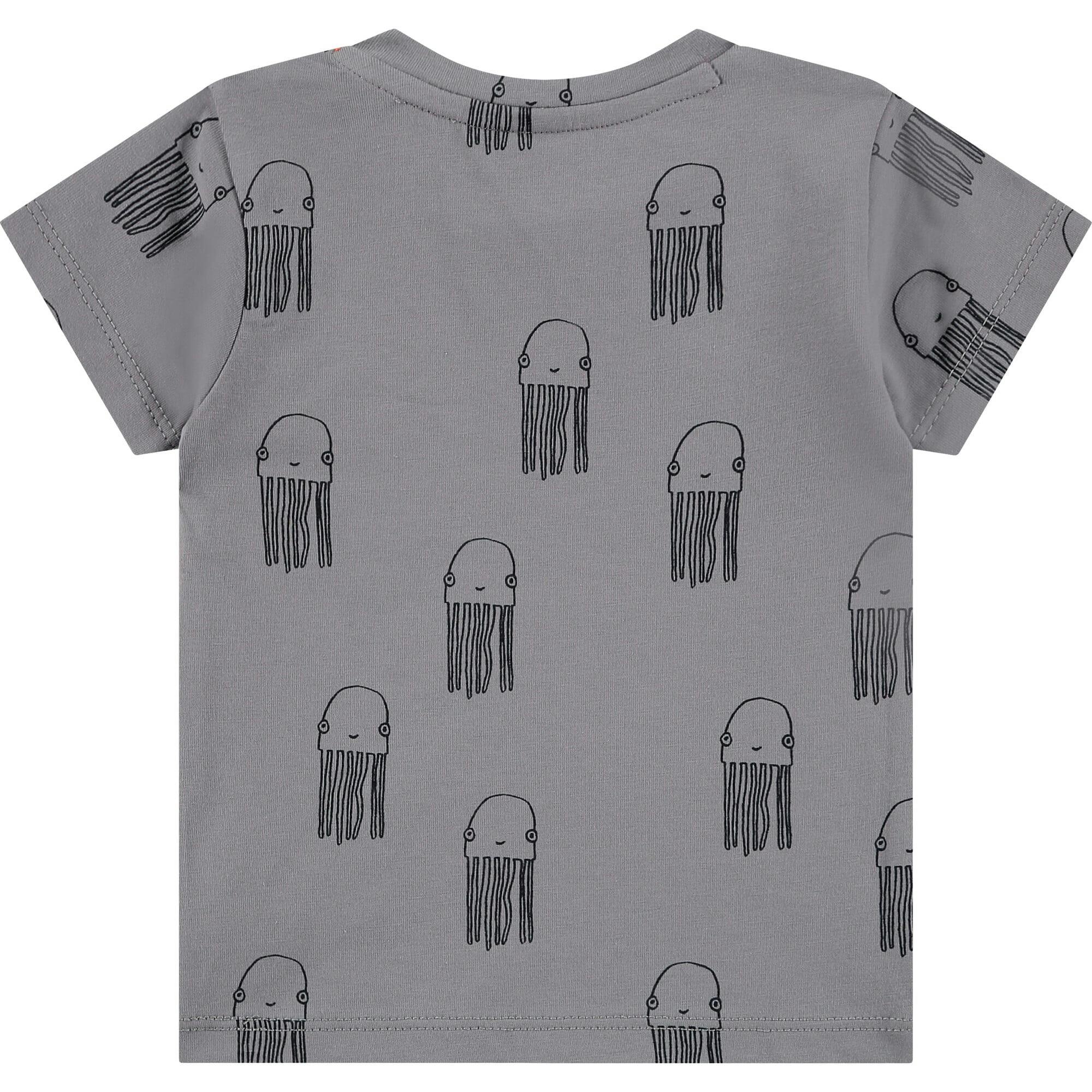 Short Sleeve All-Over Graphic Print T-Shirt