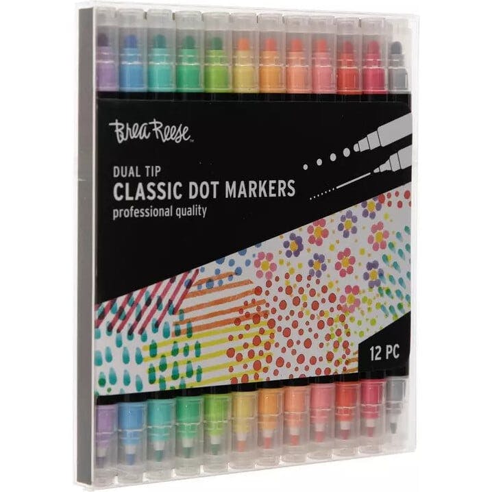 Brea Reese: Dual-Tip Dot Markers - Metallic 12ct